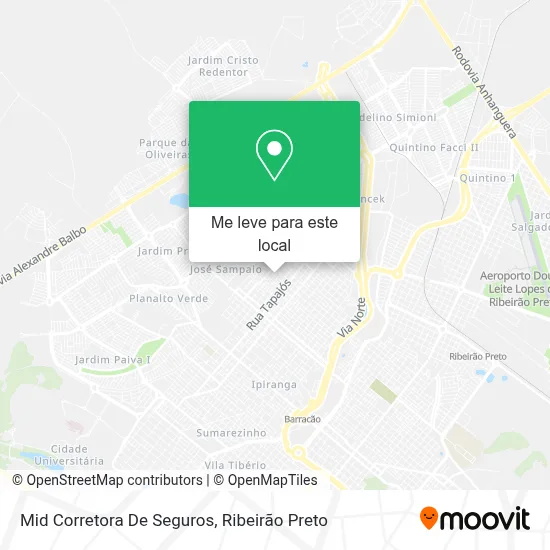 Mid Corretora De Seguros mapa