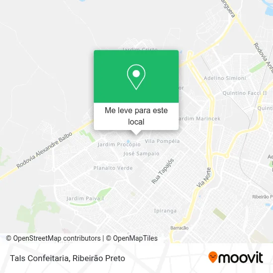 Tals Confeitaria mapa