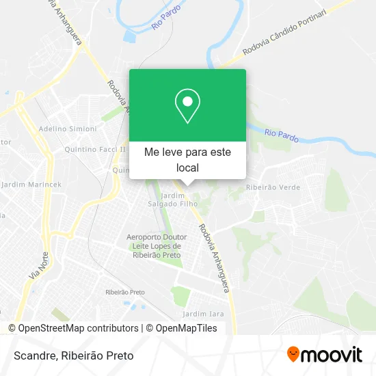 Scandre mapa