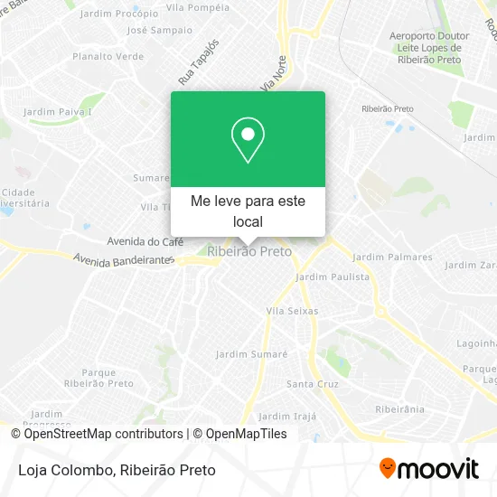 Loja Colombo mapa