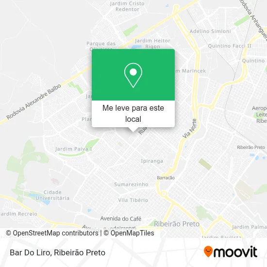 Bar Do Liro mapa