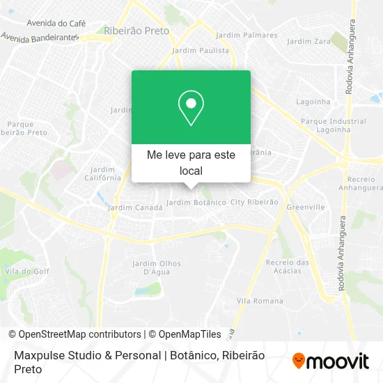 Maxpulse Studio & Personal | Botânico mapa