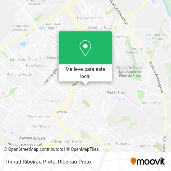 Rimad Ribeirao Preto mapa