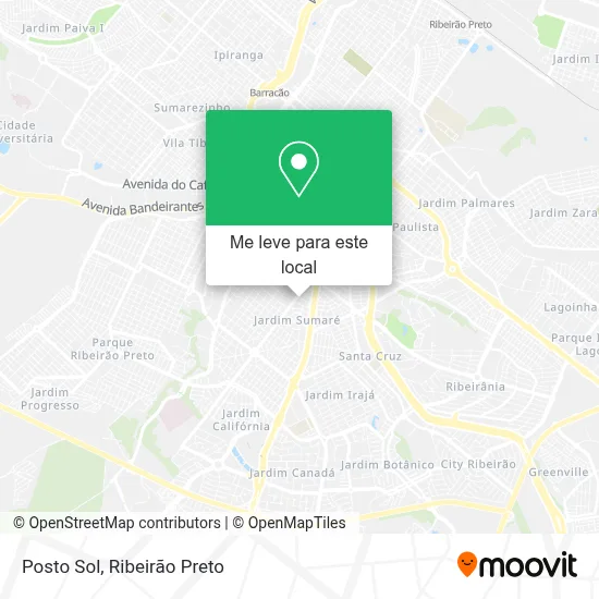 Posto Sol mapa