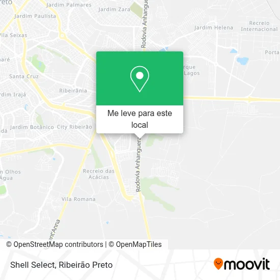 Shell Select mapa
