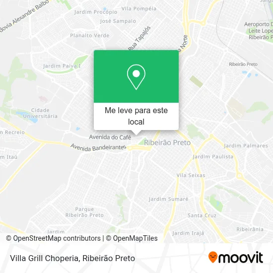 Villa Grill Choperia mapa