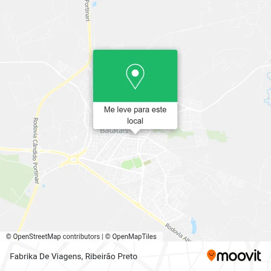 Fabrika De Viagens mapa