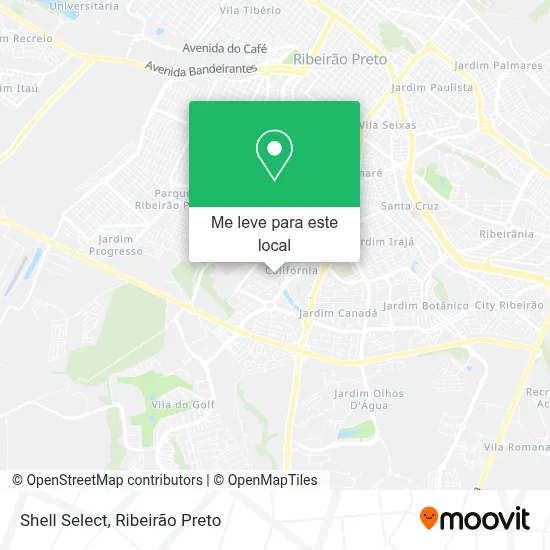 Shell Select mapa