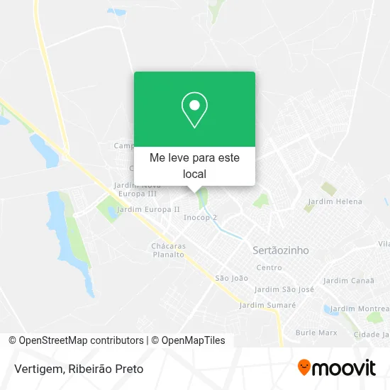 Vertigem mapa
