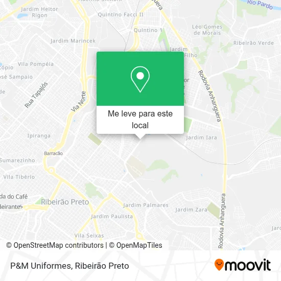 P&M Uniformes mapa