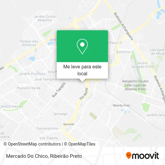 Mercado Do Chico mapa