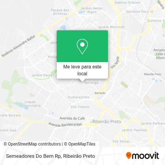 Semeadores Do Bem Rp mapa
