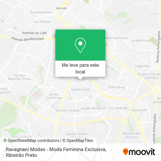 Ravagnani Modas - Moda Feminina Exclusiva mapa