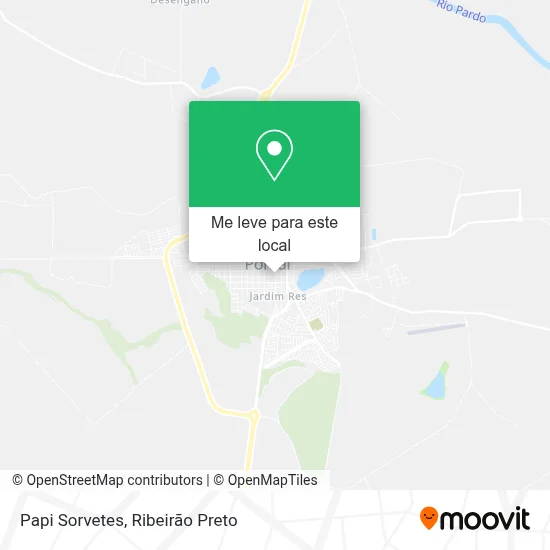 Papi Sorvetes mapa