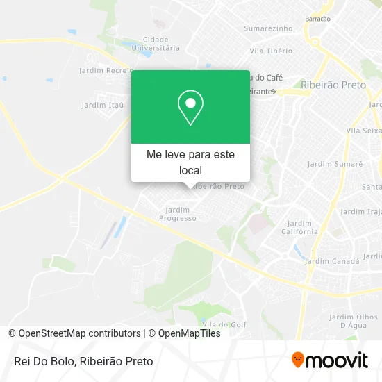 Rei Do Bolo mapa