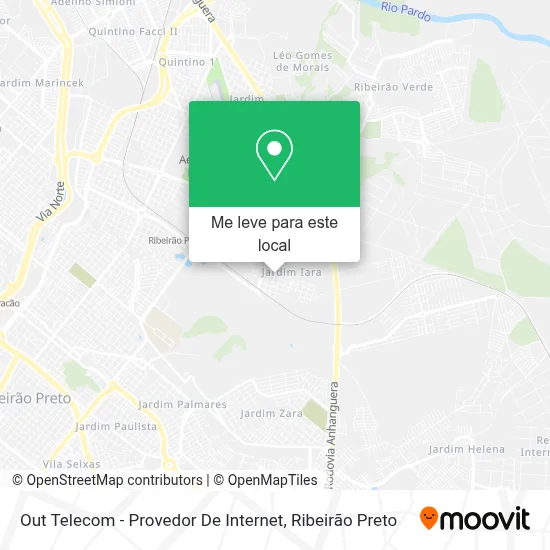 Out Telecom - Provedor De Internet mapa