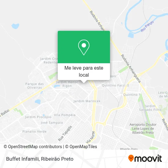 Buffet Infamili mapa