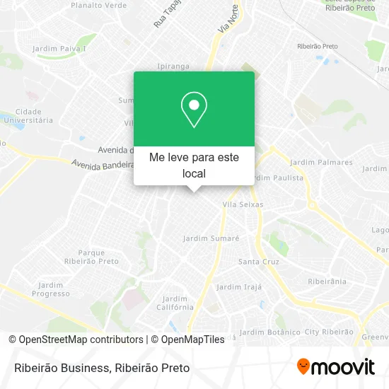 Ribeirão Business mapa