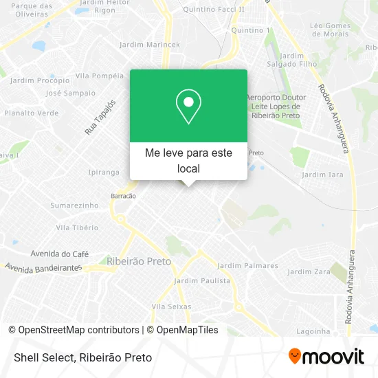 Shell Select mapa