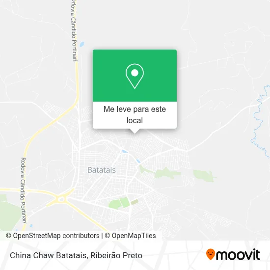 China Chaw Batatais mapa