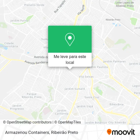 Armazenou Containers mapa