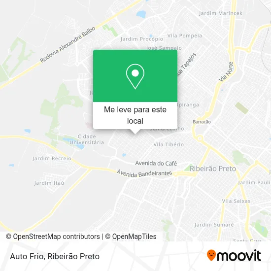 Auto Frio mapa