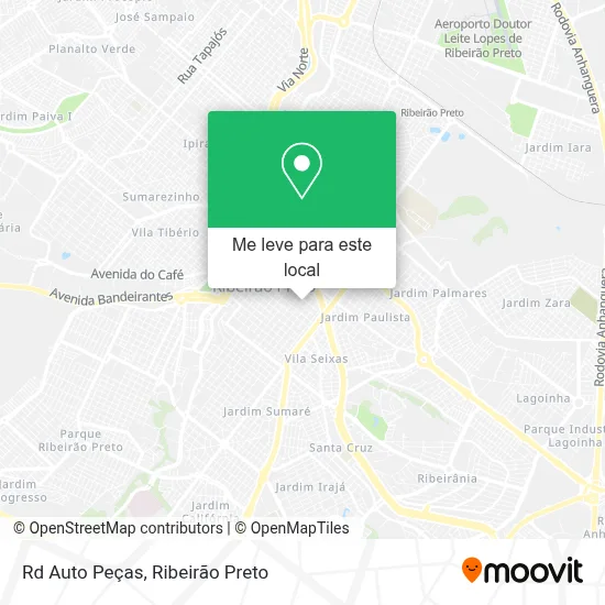 Rd Auto Peças mapa
