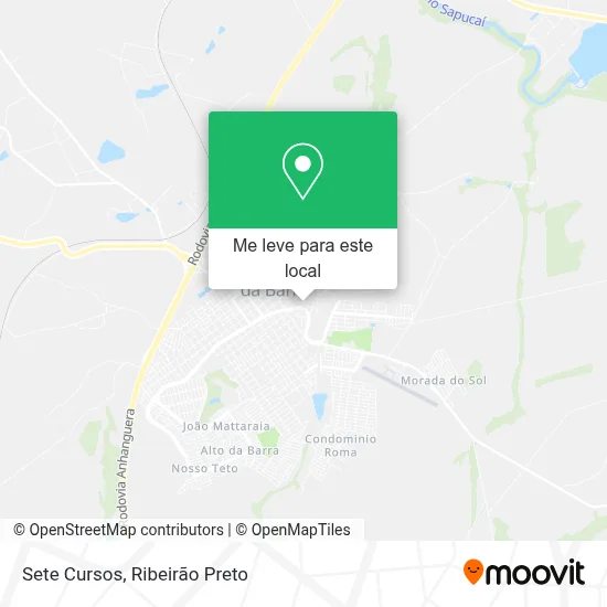 Sete Cursos mapa