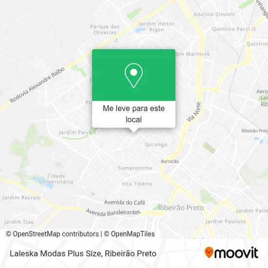 Laleska Modas Plus Size mapa