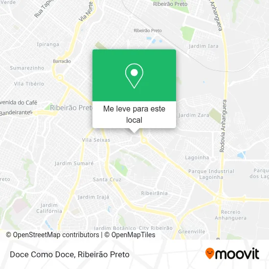 Doce Como Doce mapa
