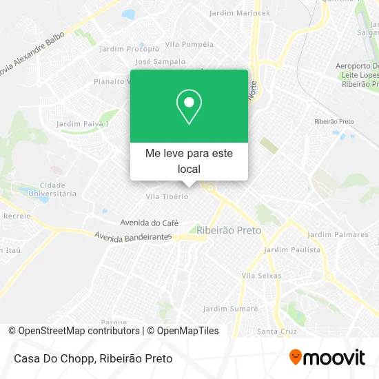 Casa Do Chopp mapa