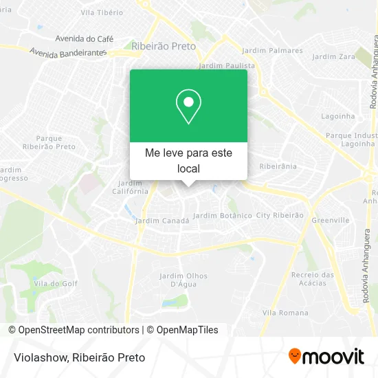 Violashow mapa
