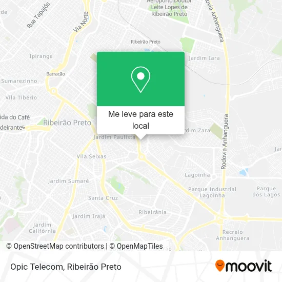 Opic Telecom mapa