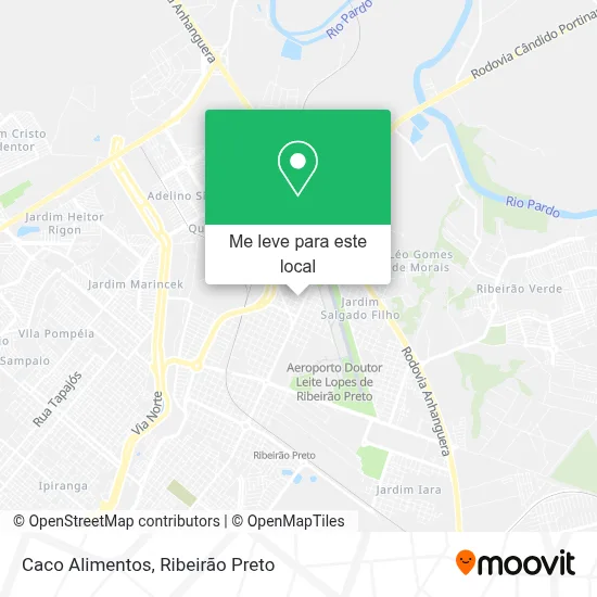 Caco Alimentos mapa