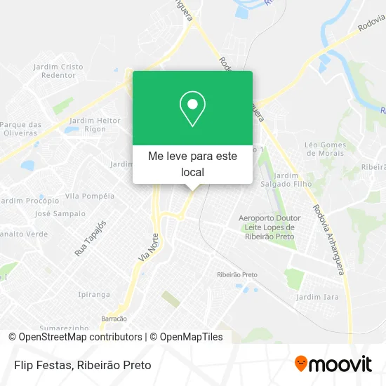 Flip Festas mapa