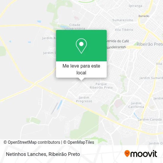 Netinhos Lanches mapa