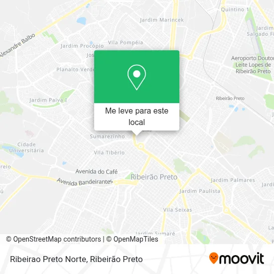 Ribeirao Preto Norte mapa