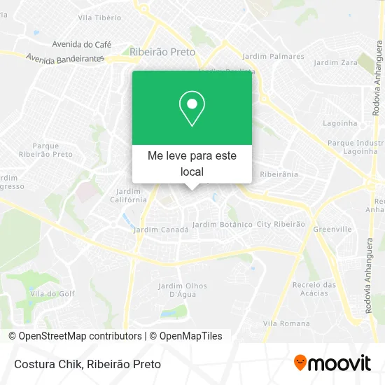 Costura Chik mapa