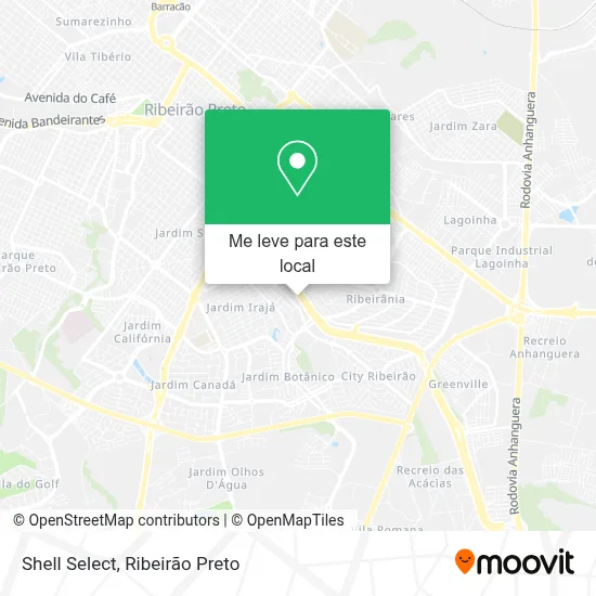 Shell Select mapa