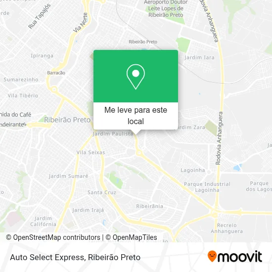 Auto Select Express mapa