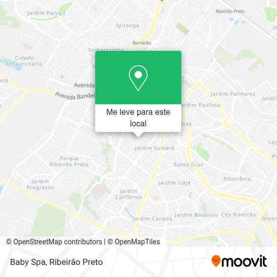 Baby Spa mapa