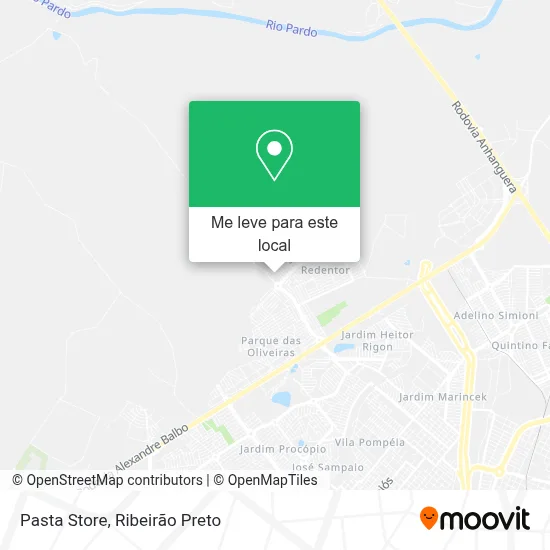 Pasta Store mapa
