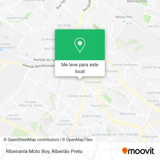 Ribeirania Moto Boy mapa