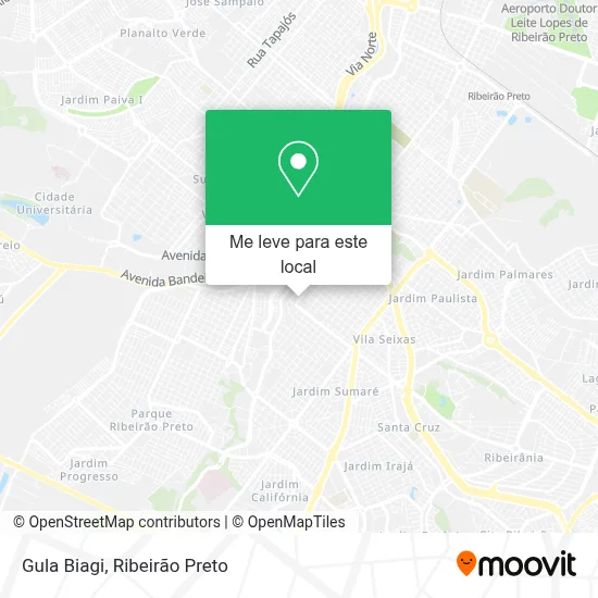 Gula Biagi mapa