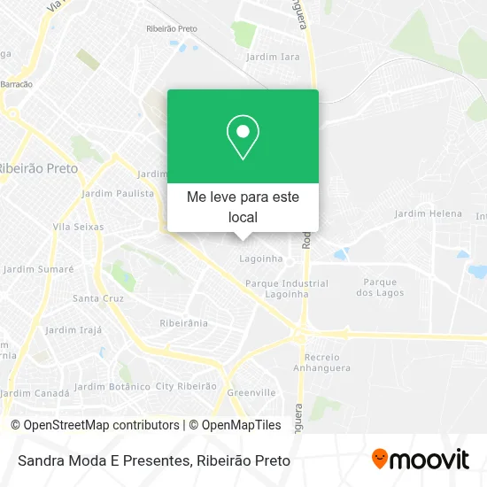 Sandra Moda E Presentes mapa