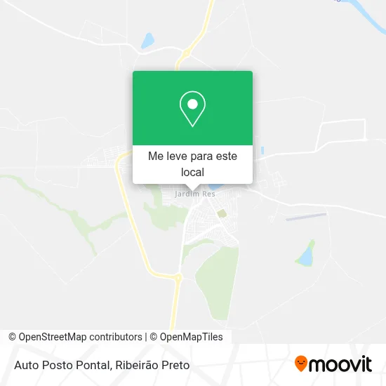 Auto Posto Pontal mapa