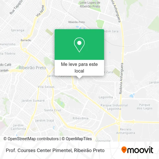 Prof. Courses Center Pimentel mapa