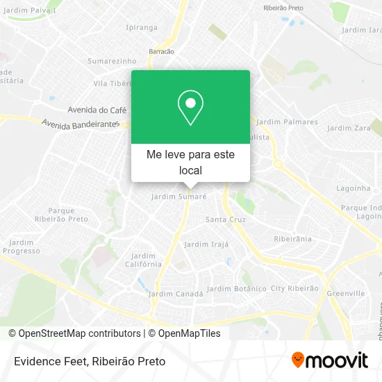 Evidence Feet mapa