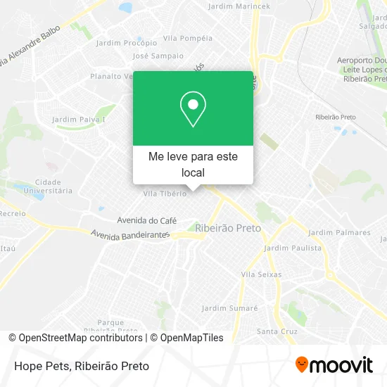 Hope Pets mapa