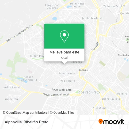 Alphaville mapa